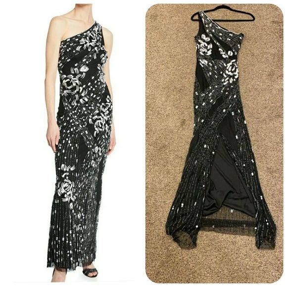 Parker Dresses & Skirts - Parker Black "Tasha" beaded two-tone